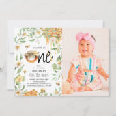 Foto van de eerste verjaardag van Honey 'Sweet to  Kaart (Voorkant)