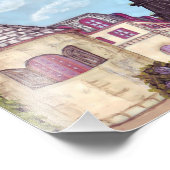 Foto van de Eiffeltoren in Parijs, 10x8in landscha Foto Afdruk (Hoek)