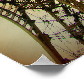 Foto van de Eiffeltoren Poster (Hoek)