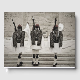  foto van de erewacht in Athene, Griekenland Gastenboek