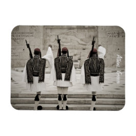  foto van de erewacht in Athene, Griekenland Magneet