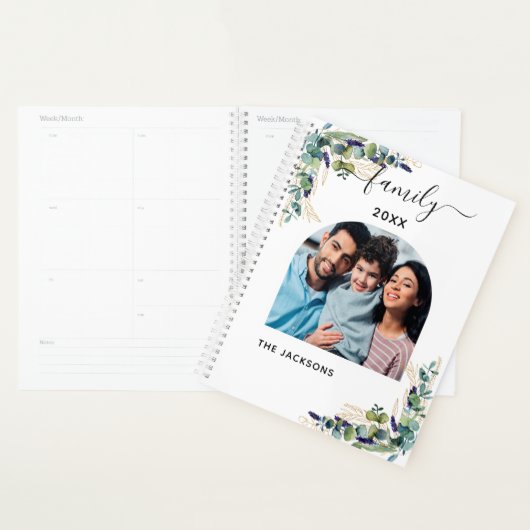 Foto van de familie Eucalyptus greenery 2023 Planner (Display)