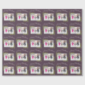 Foto | van de familie Kerstmis van de Naalden van Cadeaupapier (Vlak)