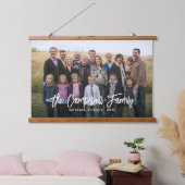 Foto van de familie met beschermwand hangend wandkleed (Slaapkamer)