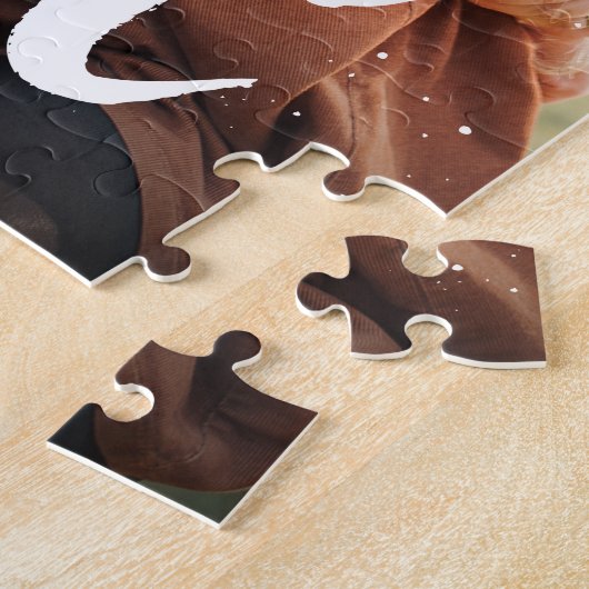 Foto van de familie van de oude liefde legpuzzel (Zijkant)