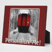  foto van de Fashioned Train Fotoplaat (Zijkant)