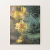 Foto van de Gele Bloem Daffodil Natuur Legpuzzel (Verticaal)