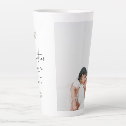 Foto van de gezamenlijke Quote-reeks Latte Mok (Voorkant)