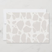 Foto van de Giraffe van de partij Kaart (Achterkant)