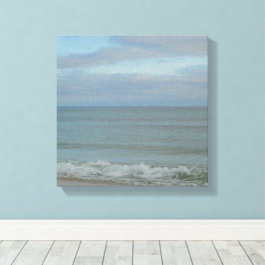 Foto van de Golf van Mexico Beach Florida Canvas Afdruk (Insitu (Houten vloer))