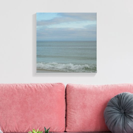 Foto van de Golf van Mexico Beach Florida Canvas Afdruk (Insitu (Woonkamer))