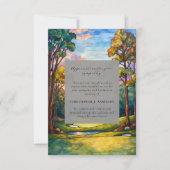 Foto van de golfbaan Sympathy Funeral Memorial Bedankkaart (Voorkant)