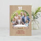 Foto van de grappige kerstfamilie Merry (Staand voorkant)