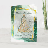 Foto van de Green Marble kerstboom Feestdagen Kaart (Voorkant)