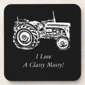 foto van de  Grijze gisttrekker Bier Onderzetter (Voorkant)