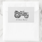 foto van de  Grijze gisttrekker Rechthoekige Sticker (Tas)