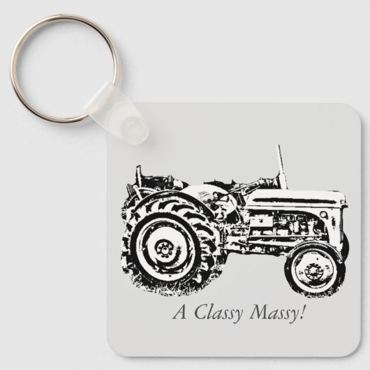 foto van de Grijze gisttrekker Sleutelhanger (Voorkant)