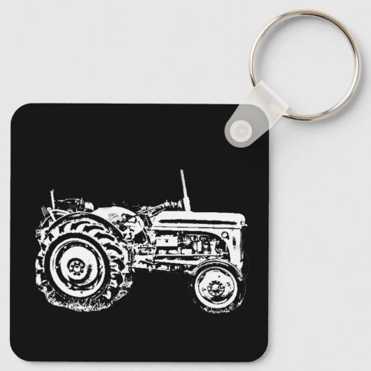 foto van de Grijze gisttrekker Sleutelhanger (Achterkant)