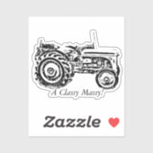 foto van de Grijze gisttrekker Sticker (Vel)