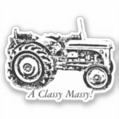 foto van de  Grijze gisttrekker Sticker (Voorkant)