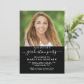 Foto van de High School Graduation Party Kaart (Staand voorkant)