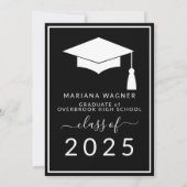 Foto van de High School Graduation Party Kaart (Achterkant)