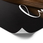 Foto van de hond Gepersonaliseerde naam Poster (Hoek)