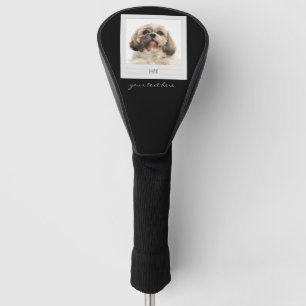 Foto van de hond Gepersonaliseerde vader Verjaarda Golfheadcover