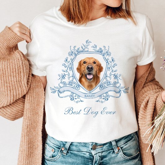 Foto van de hond in een Chinoiserie Crest | Beste  T-shirt