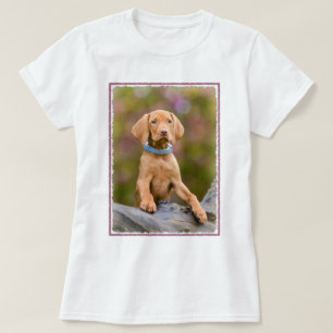 Foto van de Hongaarse Vizsla Dog Puppy T-shirt