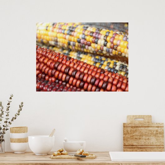 Foto van de Indiase Corn Rustic Poster (Keuken)