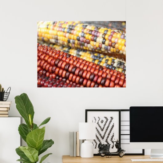 Foto van de Indiase Corn Rustic Poster (Thuiskantoor)