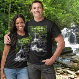 Foto van de jacht op watervallen North Carolina T-shirt