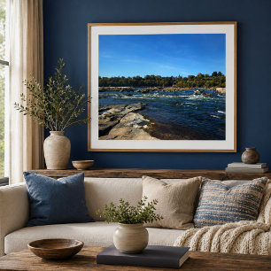 Foto van de James River Afdruk