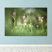 Foto van de kauwbloem Natuur Canvas Afdruk (Insitu (Houten vloer))