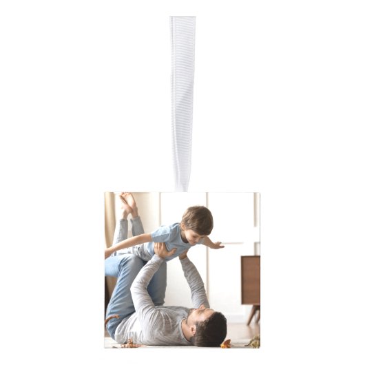 Foto van de kerstfamilie decoratie (Rechts)