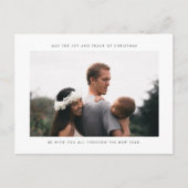 Foto van de kerstfeestdag - Joy and Peace - progra Feestdagenkaart (Voorkant)