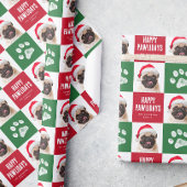 Foto van de Kersthond Cadeaupapier