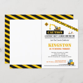 Foto van de Kinder bouw van Birthday houdt het ver Kaart