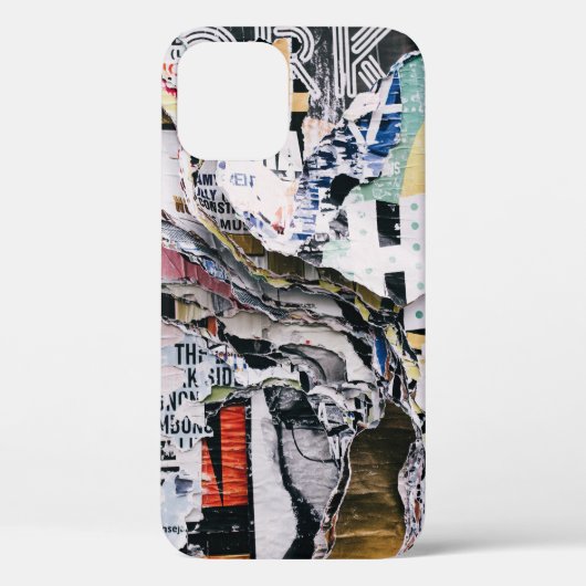Foto van de kledij van gescheurde papieren Case-Mate iPhone case (Achterkant)