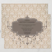 Foto van de Kroonluchter van de Partij van het Kaart (Voorkant / Achterkant)