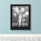 foto van de kunstpalm van de tropen van de canvasw canvas afdruk (Insitu (Houten vloer))