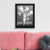 foto van de kunstpalm van de tropen van de canvasw canvas afdruk (Insitu (Woonkamer))