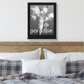 foto van de kunstpalm van de tropen van de canvasw canvas afdruk (Insitu (Slaapkamer))