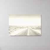 Foto van de kunstschilder van Open Road Desert Canvas Afdruk (Voorkant)