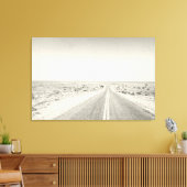 Foto van de kunstschilder van Open Road Desert Canvas Afdruk (Insitu (Woonkamer))