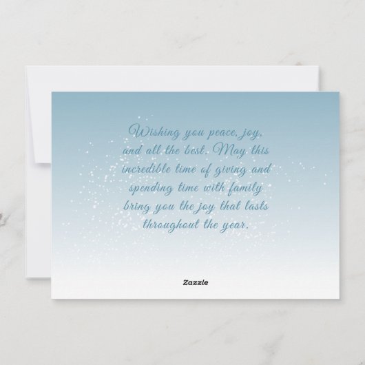 Foto van de kunstzinnige familie Forest Tree Water Feestdagenkaart (Achterkant)