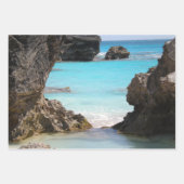 Foto van de kust van het eiland en tropisch Zee Inpakpapier Vel (Voorkant 2)