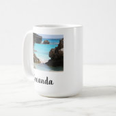 Foto van de kust van het eiland en tropisch Zee Koffiemok (Voorkant links)