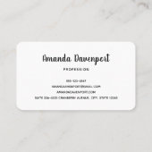 Foto van de kust van het eiland en tropisch Zee Visitekaartje (Achterkant)